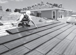 Installing solar panels on a little less than 30 million homes and businesses could power the entire nation.