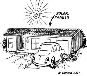 Bureaucratic red tape seriously hampered the California Solar Initiative. Illustration by Willis Simms.
